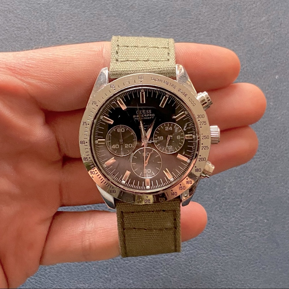 Guess Waterpro Watch - Stainless/ Water Resistant